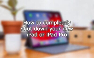 Cómo Apagar Completamente Su Nuevo Ipad O Ipad Pro